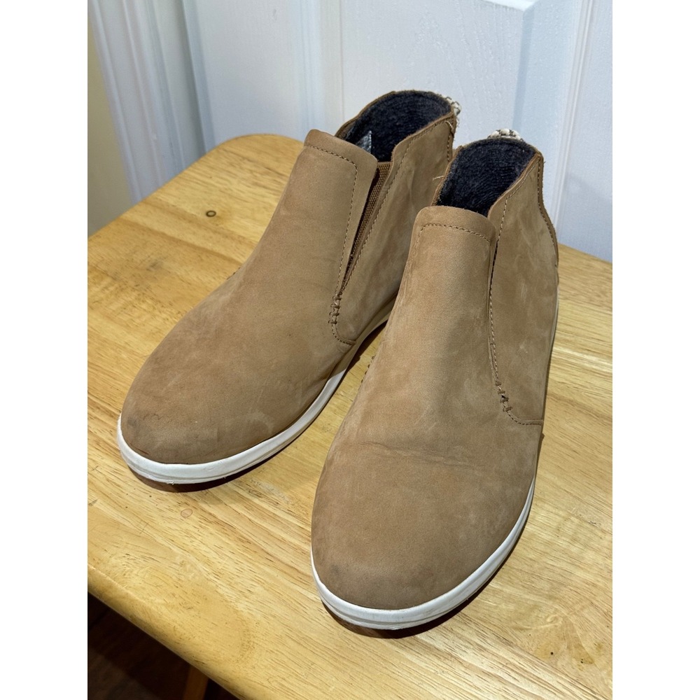 OluKai Hawai'iloa Manu Hope Waterproof Leather Boots Fox Tan Women's 10